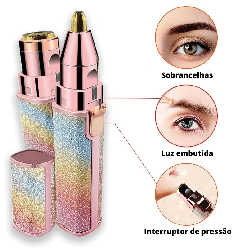 Depilador 2 em 1 - LUX Rainbow