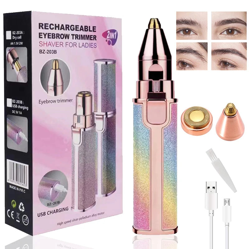 Depilador 2 em 1 - LUX Rainbow