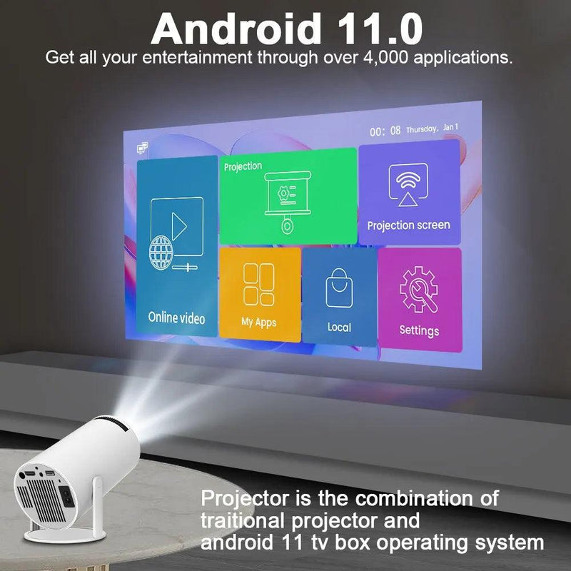 Projetor Estilo Samsung 4k Wireless Inteligente - outbackstore
