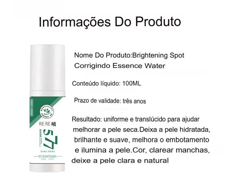 577-Spray Remove manchas de SOL, IDADE E MELASMA! 50% DE DESCONTO + FRETE GRÁTIS!